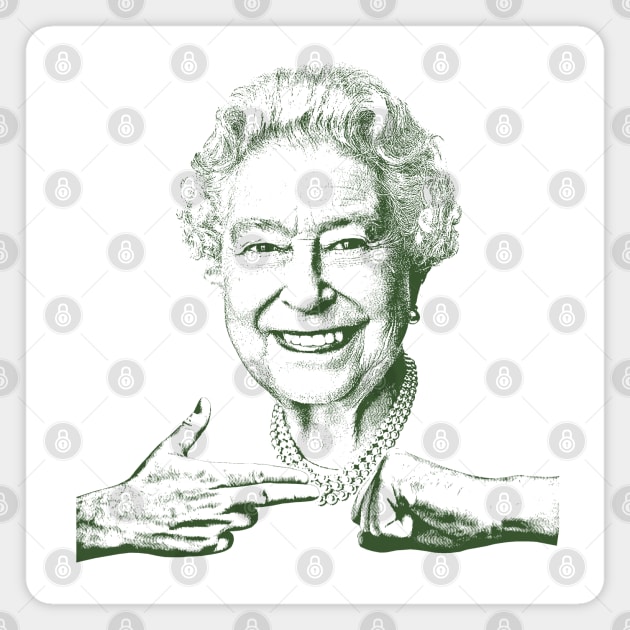 The Queen \/\ Run The Crown Jewels Magnet by DankFutura